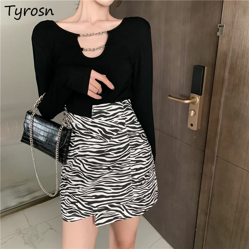 Женские комплекты Футболки Мини-юбки с длинным рукавом Тонкая цепочка Дизайн Сексуальные полоски зебры Нерегулярная талия Горячий клуб Элегантный Mujer Ретро
Женские комплекты Футболки Мини-юбки с длинным рукавом Тонкая цепочка Дизайн Сексуальные полоски зебры Нерегулярная талия Горячий клуб Элегантный Mujer Ретро