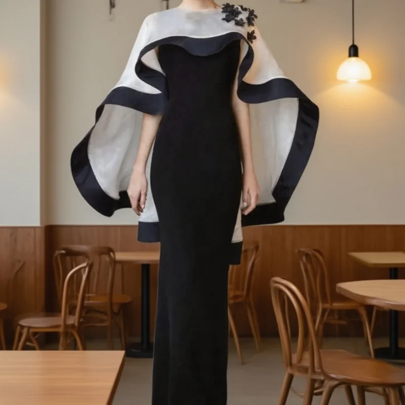 Elegant 2 Piece White and Black Mother of the Bride Groom Dresses Mermaid Wedding Party Evening Gowns Customized
Elegant 2 Piece White and Black Mother of the Bride Groom Dresses Mermaid Wedding Party Evening Gowns Customized