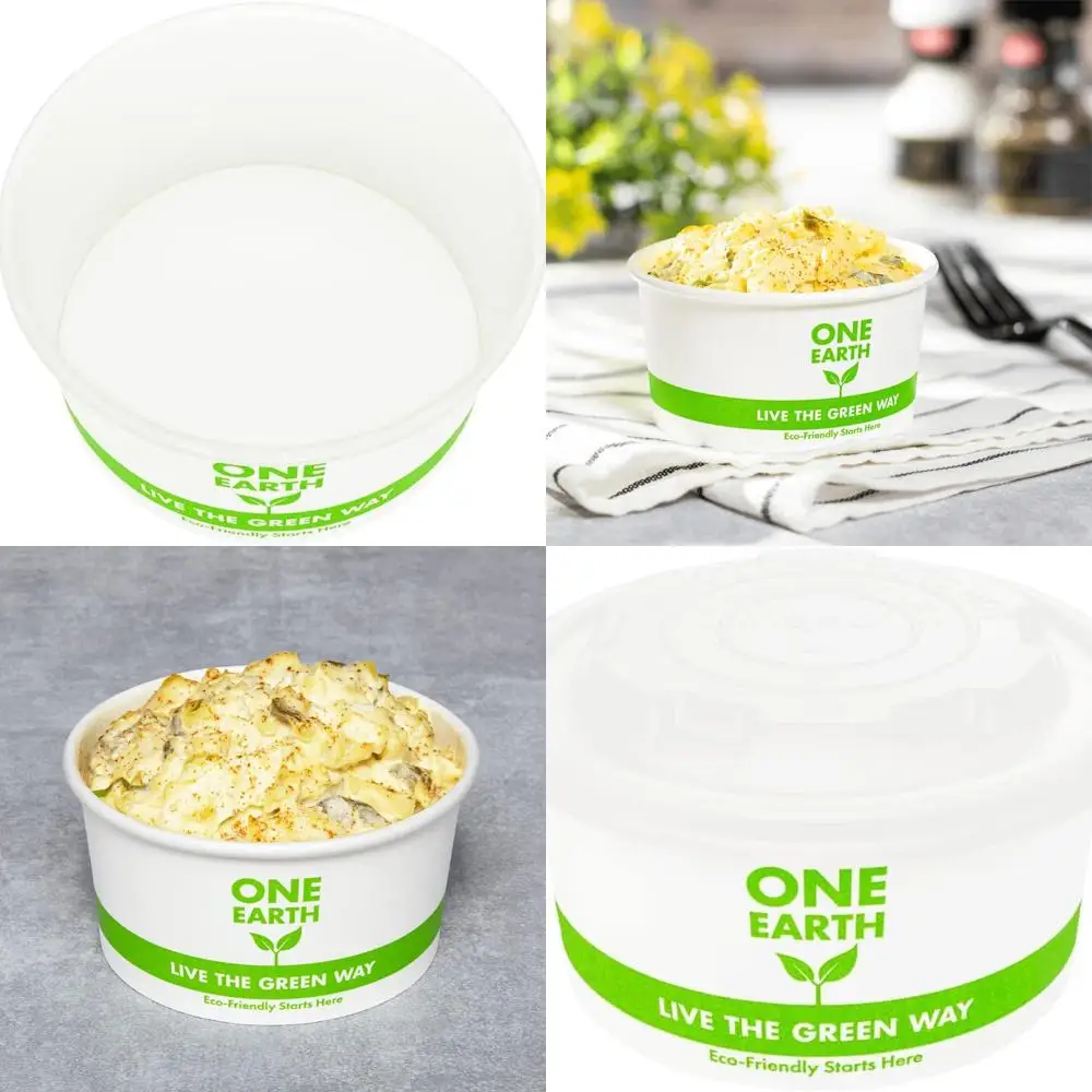 Eco-Friendly 6oz Paper Food Container, Cold/Hot Use, 90.8mm, Generic, 1000 Count
Eco-Friendly 6oz Paper Food Container, Cold/Hot Use, 90.8mm, Generic, 1000 Count