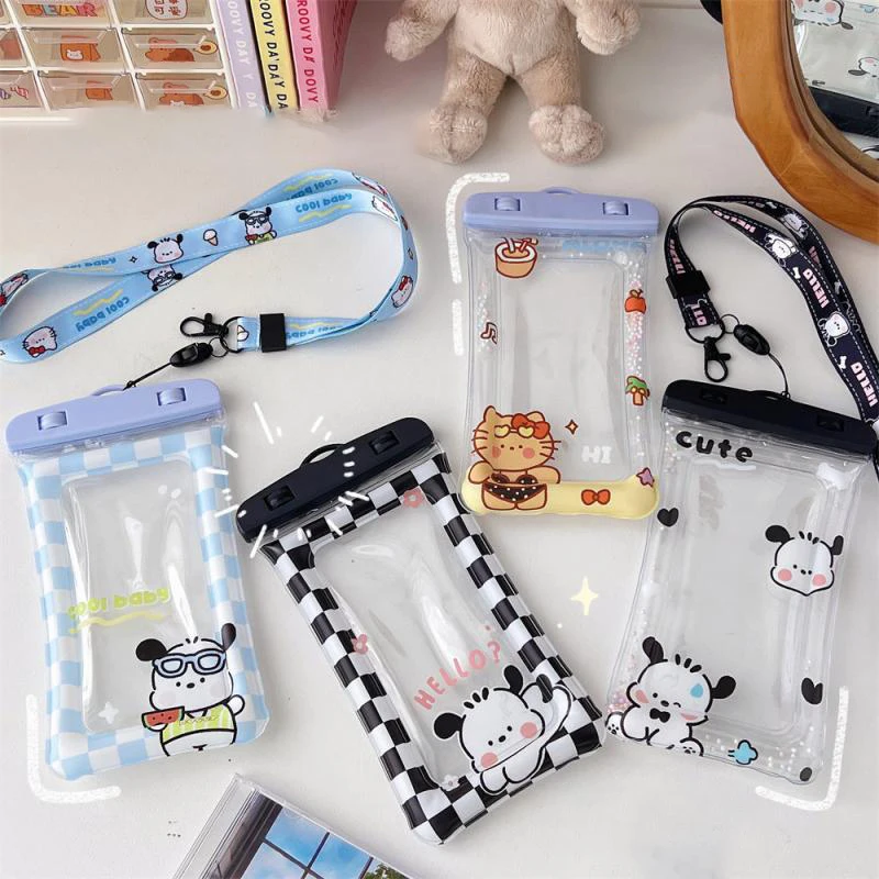 Sanrio Pochacco Phone Waterproof Bag Kawai Protective Cover Swimming Touch Screen Photography Is Possible Inflatable Anti Fall
Sanrio Pochacco Phone Waterproof Bag Kawai Protective Cover Swimming Touch Screen Photography Is Possible Inflatable Anti Fall