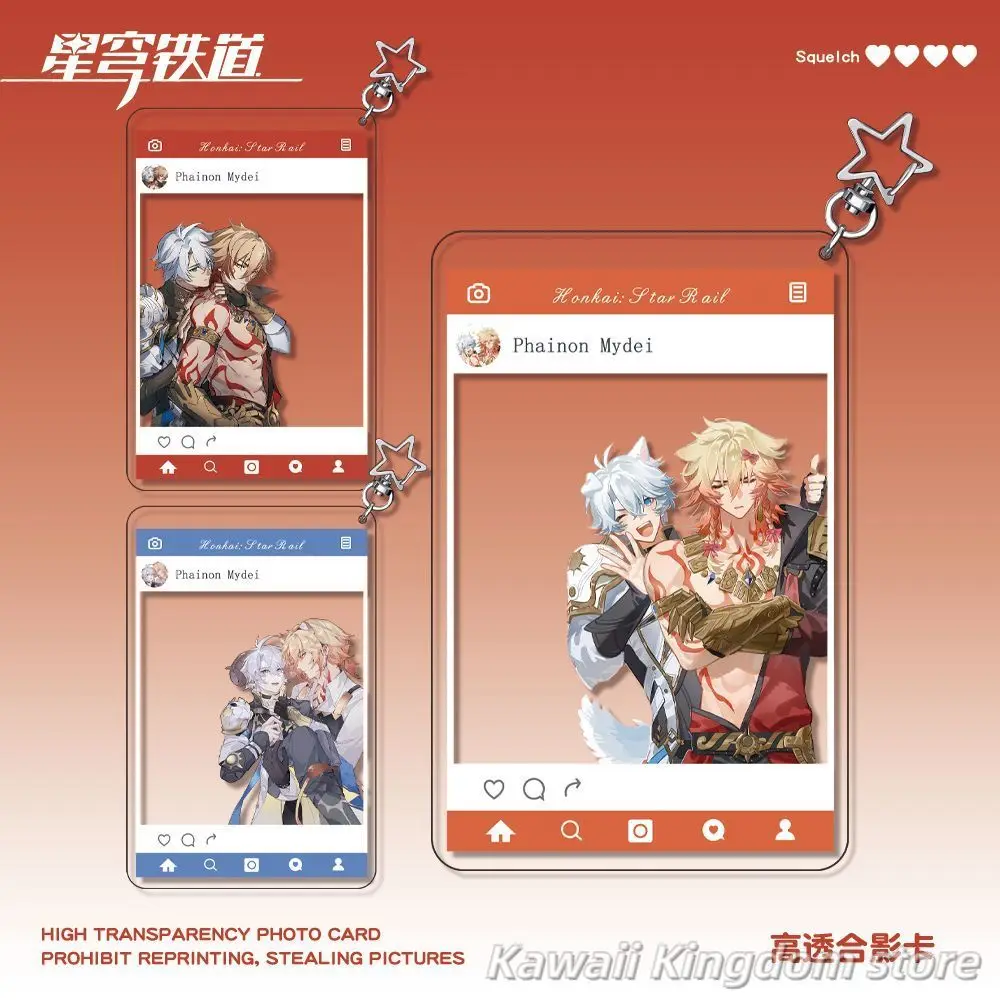 Honkai: Star Rail Mydei Phainon Acrylic Transparent Card Anime Peripheral Diy Backpack Decoration Photograph Ornaments
Honkai: Star Rail Mydei Phainon Acrylic Transparent Card Anime Peripheral Diy Backpack Decoration Photograph Ornaments