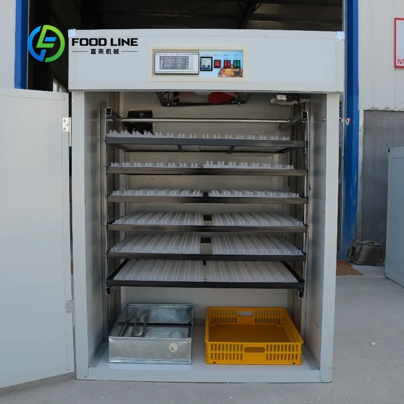 Industrial egg hatching and brooding machine automatic egg incubator
Industrial egg hatching and brooding machine automatic egg incubator