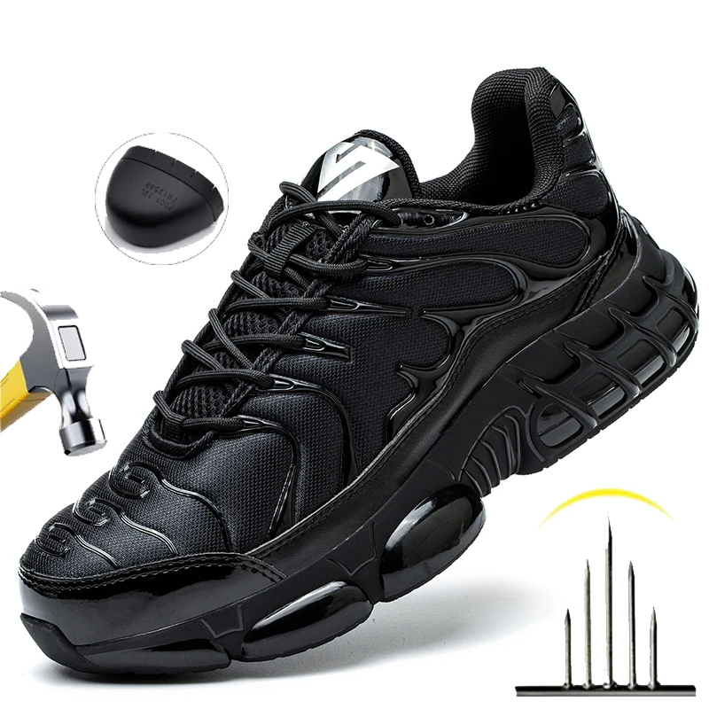 Steel Toe Work Shoes For Men Wear-resisting Outdoor Safety Boots Anti-Puncture Industrial Shoes Lightweight Breathable Sneakers
Steel Toe Work Shoes For Men Wear-resisting Outdoor Safety Boots Anti-Puncture Industrial Shoes Lightweight Breathable Sneakers