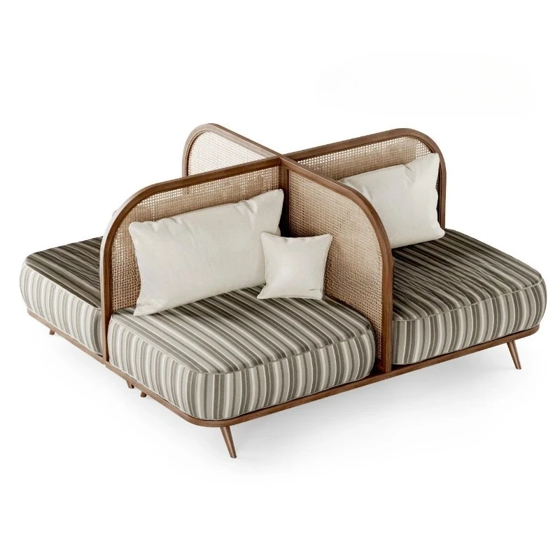 solid wood rattan sofa new Chinese sales office hotel lobby negotiation reception booth
solid wood rattan sofa new Chinese sales office hotel lobby negotiation reception booth