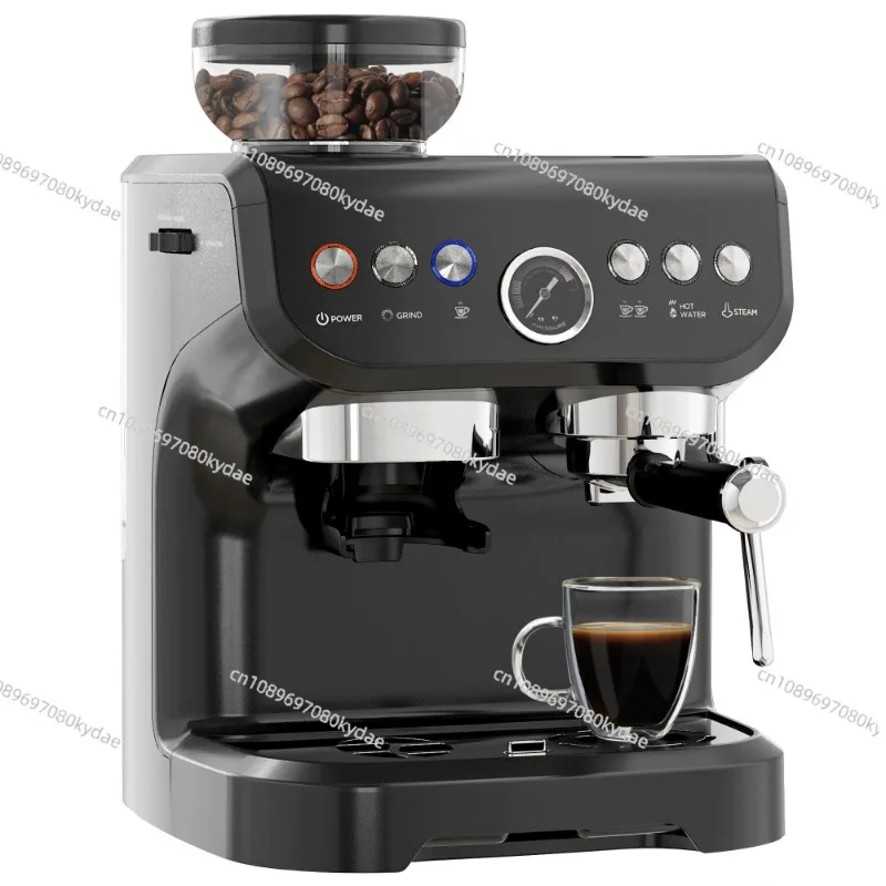 15 Bar Espresso Coffee Maker Built-in Bean Grinder Milk Steam Wand Home Barista Brewing Equipment
15 Bar Espresso Coffee Maker Built-in Bean Grinder Milk Steam Wand Home Barista Brewing Equipment
