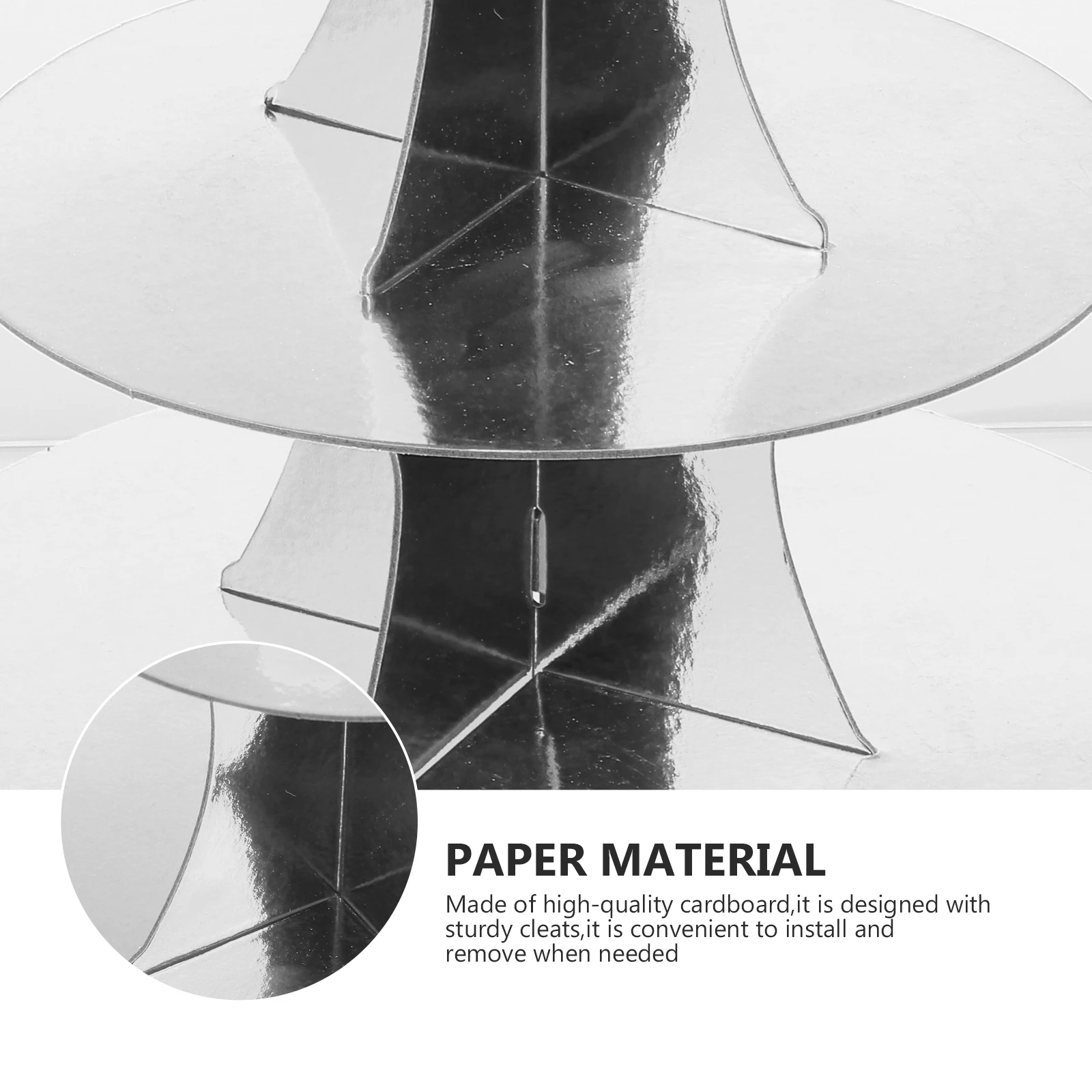 Paper Cake Stand 3-Layer Dessert Display Stand Round Cupcake Tower Hanging Hole Party Baby Shower Decoration Gold Black 
Paper Cake Stand 3-Layer Dessert Display Stand Round Cupcake Tower Hanging Hole Party Baby Shower Decoration Gold Black