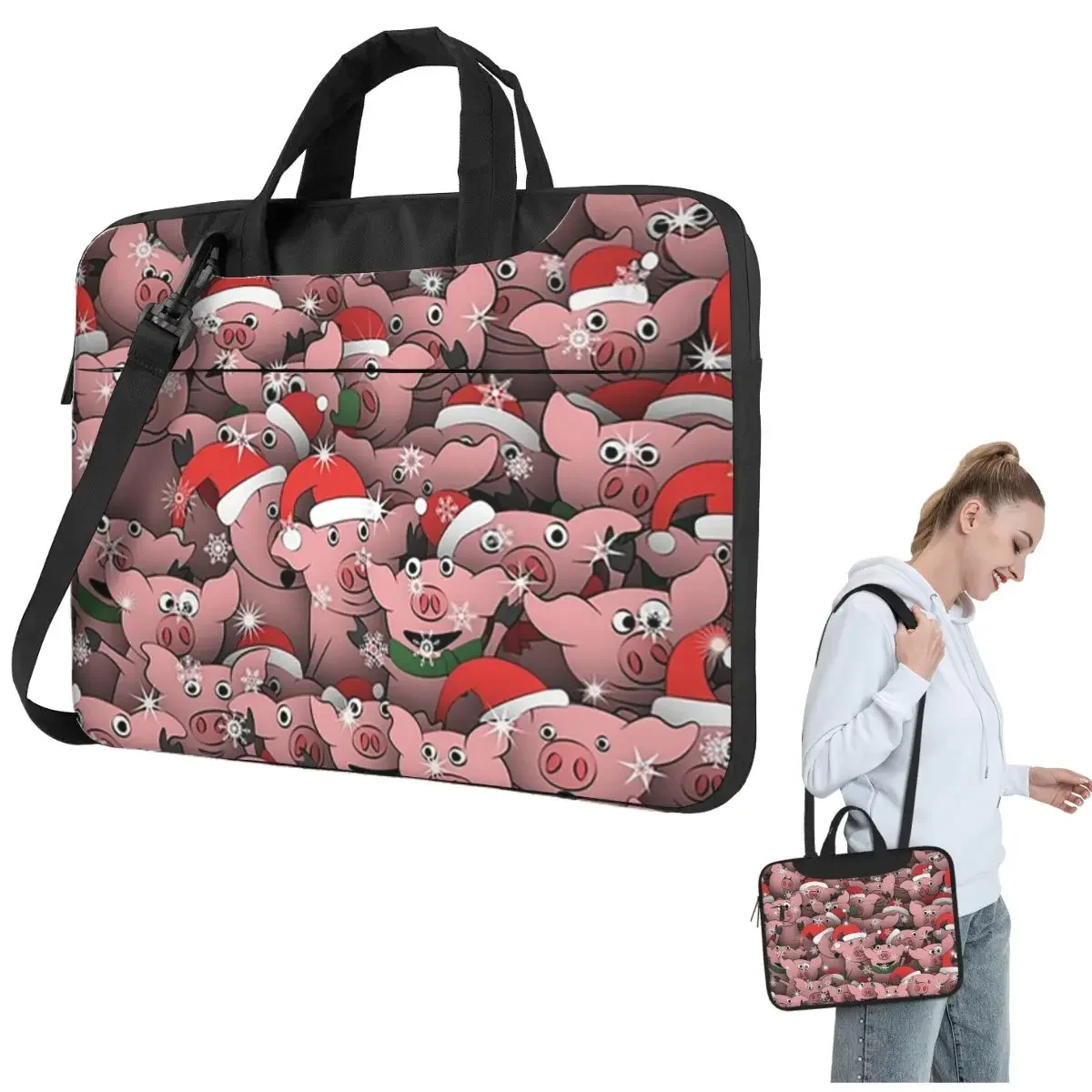 Сумка-чехол для ноутбука Christmas Pigs Crossbody, защитный чехол для компьютера, устойчивый к повреждениям, для Macbook Pro
Сумка-чехол для ноутбука Christmas Pigs Crossbody, защитный чехол для компьютера, устойчивый к повреждениям, для Macbook Pro