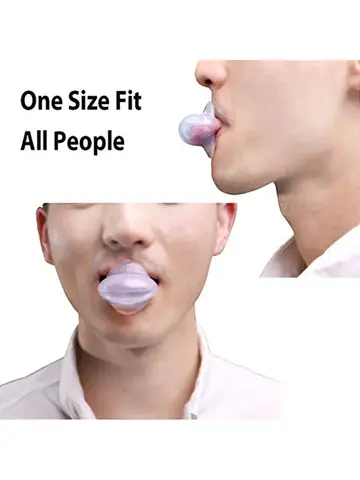 Medical Silicone Anti Snoring Tongue Anti Snore Device Apnea Aid Tongue Retainer Anti Snoring Mouthpiece Braces Snore Stopper