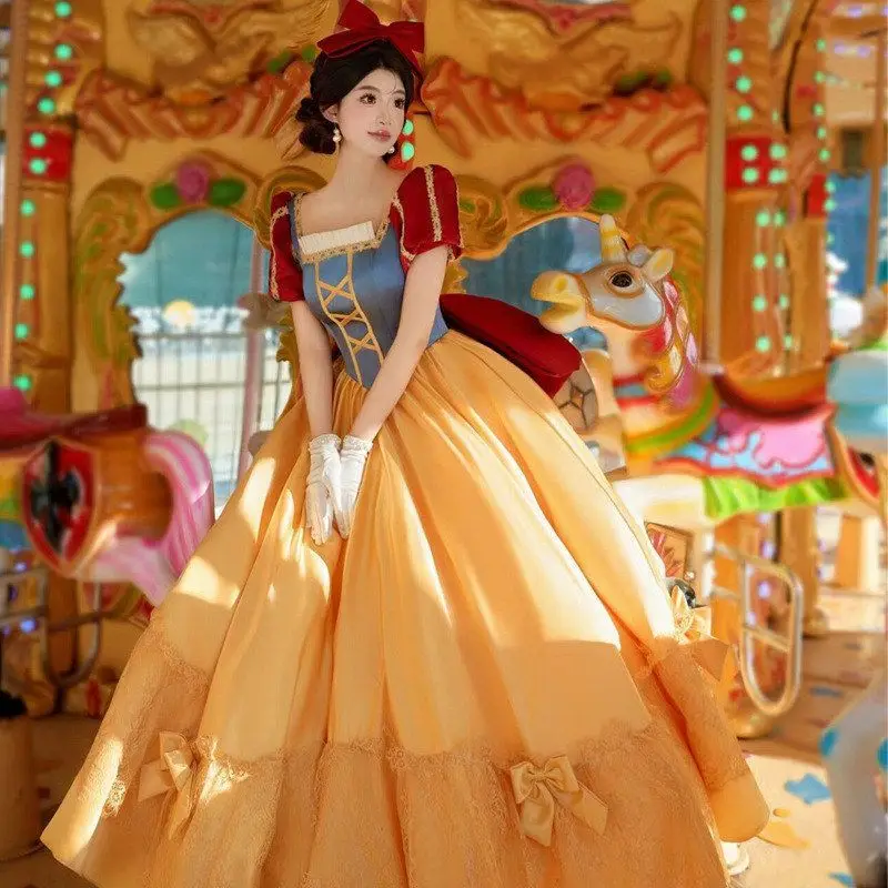Dreamy Snow White Halloween Costume Dress Role-playing Opera Stage Performance Outfit Fairy-tale Ball Gown Women's Fashion
Dreamy Snow White Halloween Costume Dress Role-playing Opera Stage Performance Outfit Fairy-tale Ball Gown Women's Fashion