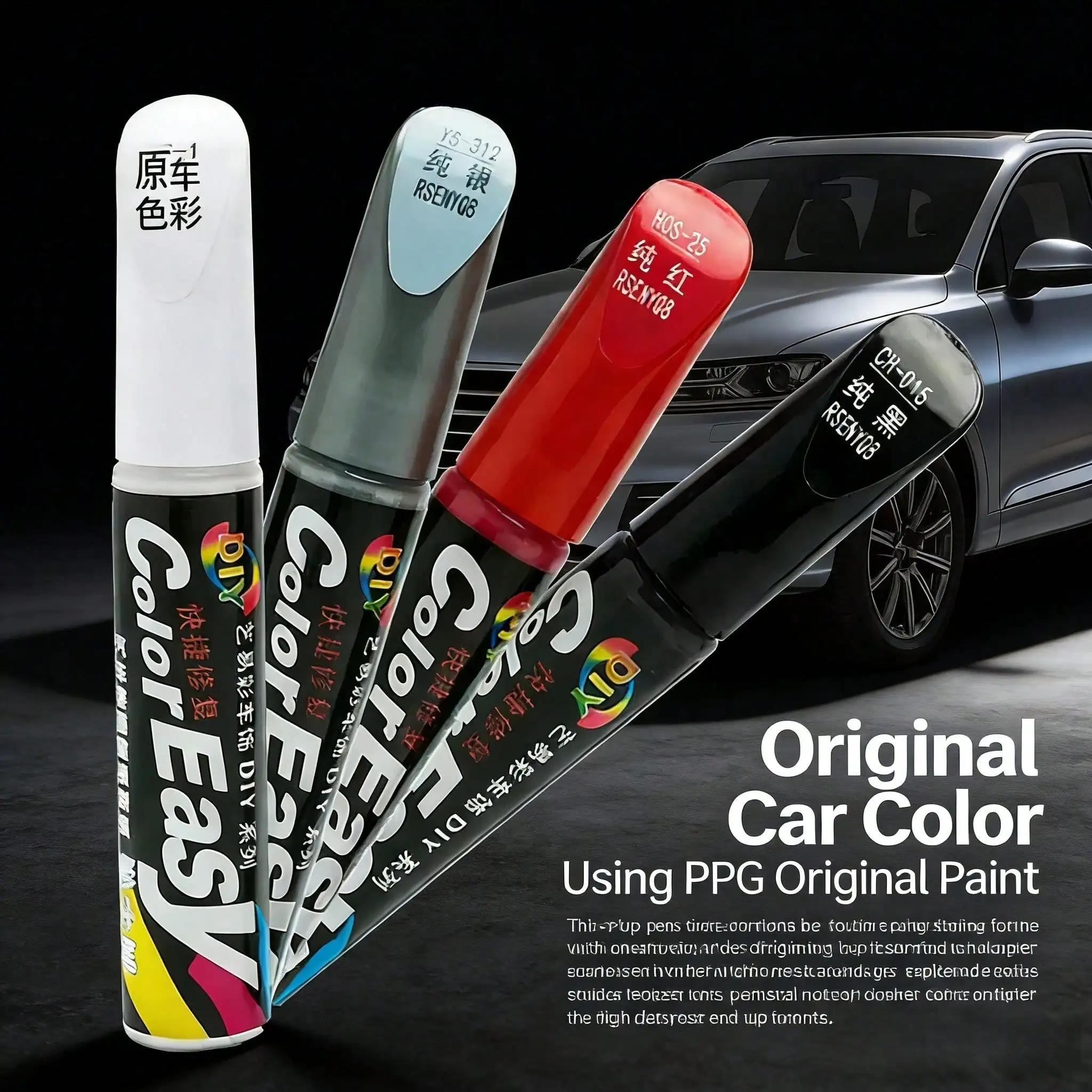 Auto Paint Touch Up Pen For Repairing Light Scratches Paint Chips Minor Scuffs Precision Applicator No Dripping Easy Operation Color Naturally Matches Original Car Paint Durable Practical Vehicle Surface Maintenance Accessories For Daily Car Care
Auto Paint Touch Up Pen For Repairing Light Scratches Paint Chips Minor Scuffs Precision Applicator No Dripping Easy Operation Color Naturally Matches Original Car Paint Durable Practical Vehicle Surface Maintenance Accessories For Daily Car Care