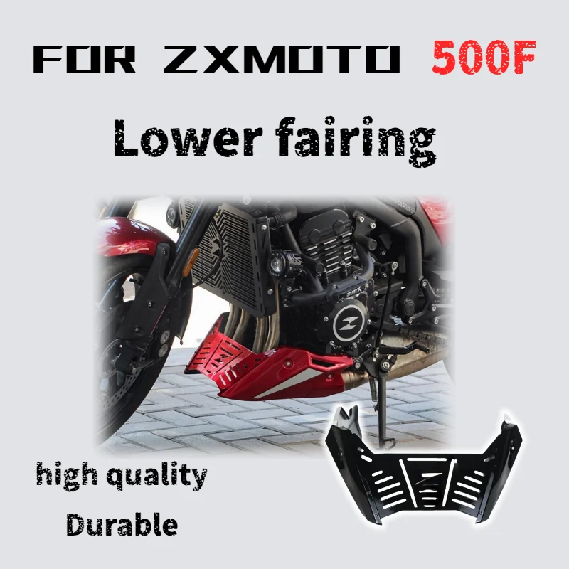 For ZXMOTO 500F, this is a modification kit including a lower fairing, engine guard, protective cover, and decorative panel acce
For ZXMOTO 500F, this is a modification kit including a lower fairing, engine guard, protective cover, and decorative panel acce