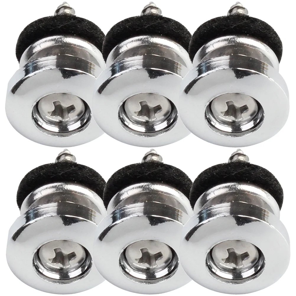 6 Pcs Strap Buttons Felt Iron Easy Install Locking Electric Acoustic Guitar Straps Pegs Instrument Buckles Silver Repair
6 Pcs Strap Buttons Felt Iron Easy Install Locking Electric Acoustic Guitar Straps Pegs Instrument Buckles Silver Repair