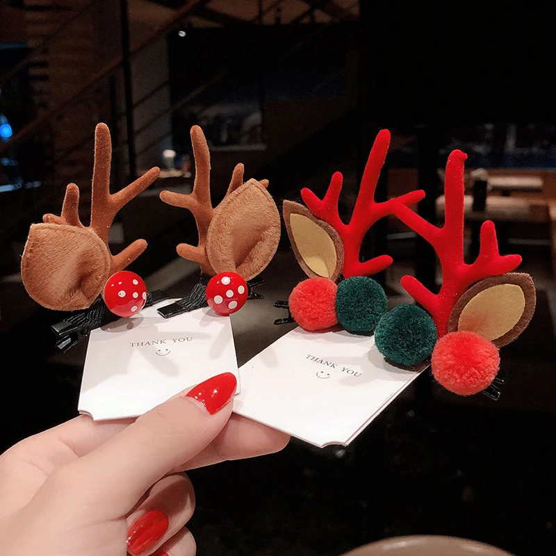 2pcs/set Hair Clips For Girls Cute Deer For Kids Cosplay Headwear Hair Ear Hairpins Kids Christmas Party Barrettes Accessories
2pcs/set Hair Clips For Girls Cute Deer For Kids Cosplay Headwear Hair Ear Hairpins Kids Christmas Party Barrettes Accessories