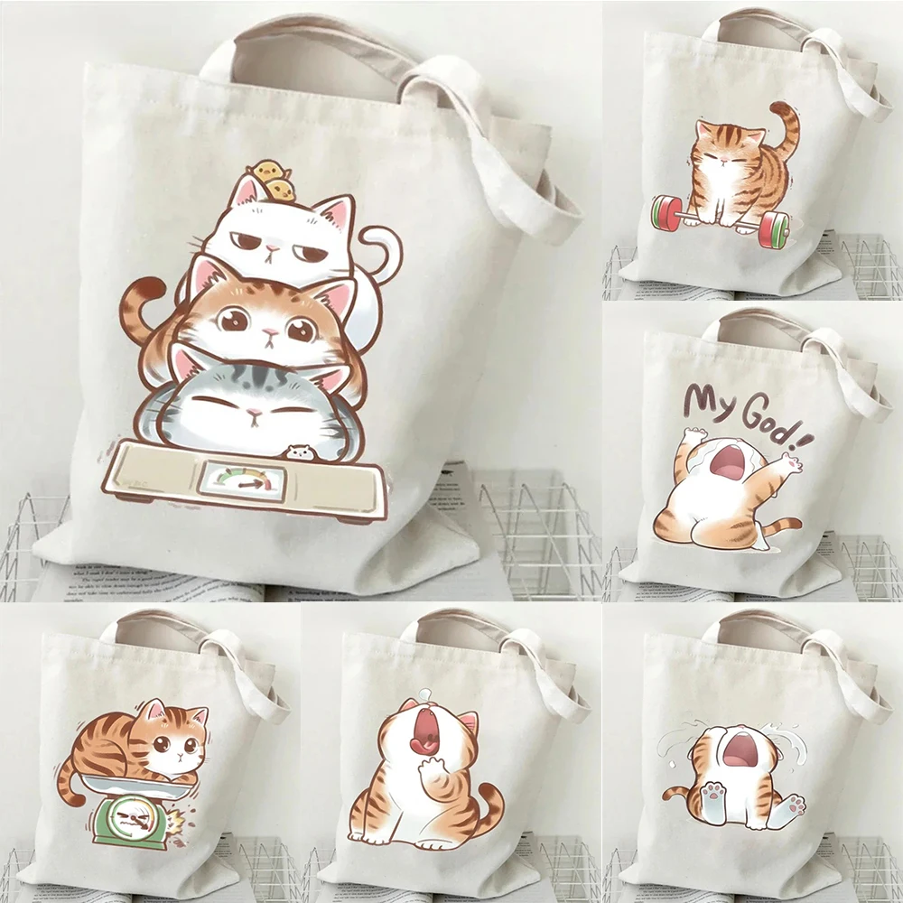 Cartoon Cat Print Tote Bag, Women'S Casual Shoulder Handbag for Travel, Commute, and Shopping Ideal for Daily Use, Commute Bag
Cartoon Cat Print Tote Bag, Women'S Casual Shoulder Handbag for Travel, Commute, and Shopping Ideal for Daily Use, Commute Bag
