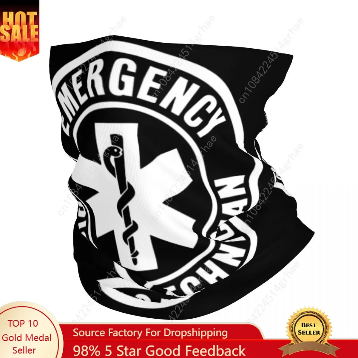 Custom Emt Star Of Life Emergency Medical Technician Logo Neck Gaiter Women Men UV Face Shield Winter Bandana Scarf for Hiking
Custom Emt Star Of Life Emergency Medical Technician Logo Neck Gaiter Women Men UV Face Shield Winter Bandana Scarf for Hiking