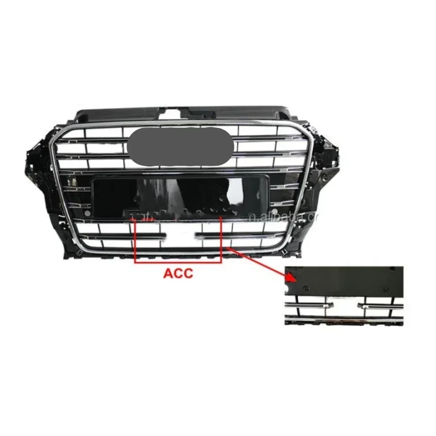 Решетка для переднего бампера автомобиля, решетка для Audi RS3 для A3/S3 8V 2014 2015 2016 (установка в стиле RS3), автомобильные аксессуары, инструменты
Решетка для переднего бампера автомобиля, решетка для Audi RS3 для A3/S3 8V 2014 2015 2016 (установка в стиле RS3), автомобильные аксессуары, инструменты