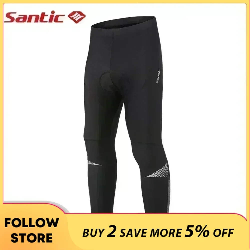 Santic Mens Cycling Pants Autumn Winter Thermal Fleece High Elastic Bicycle Leggings 4D Padded Shockproof MTB Road Bike Trousers
Santic Mens Cycling Pants Autumn Winter Thermal Fleece High Elastic Bicycle Leggings 4D Padded Shockproof MTB Road Bike Trousers