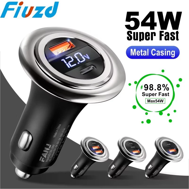 QC 3.0 car charger fast charging PD Car Charger USB Type C adapter Car Phone Adapter for iPhone 13 12 Xiaomi Huawei Samsun
QC 3.0 car charger fast charging PD Car Charger USB Type C adapter Car Phone Adapter for iPhone 13 12 Xiaomi Huawei Samsun