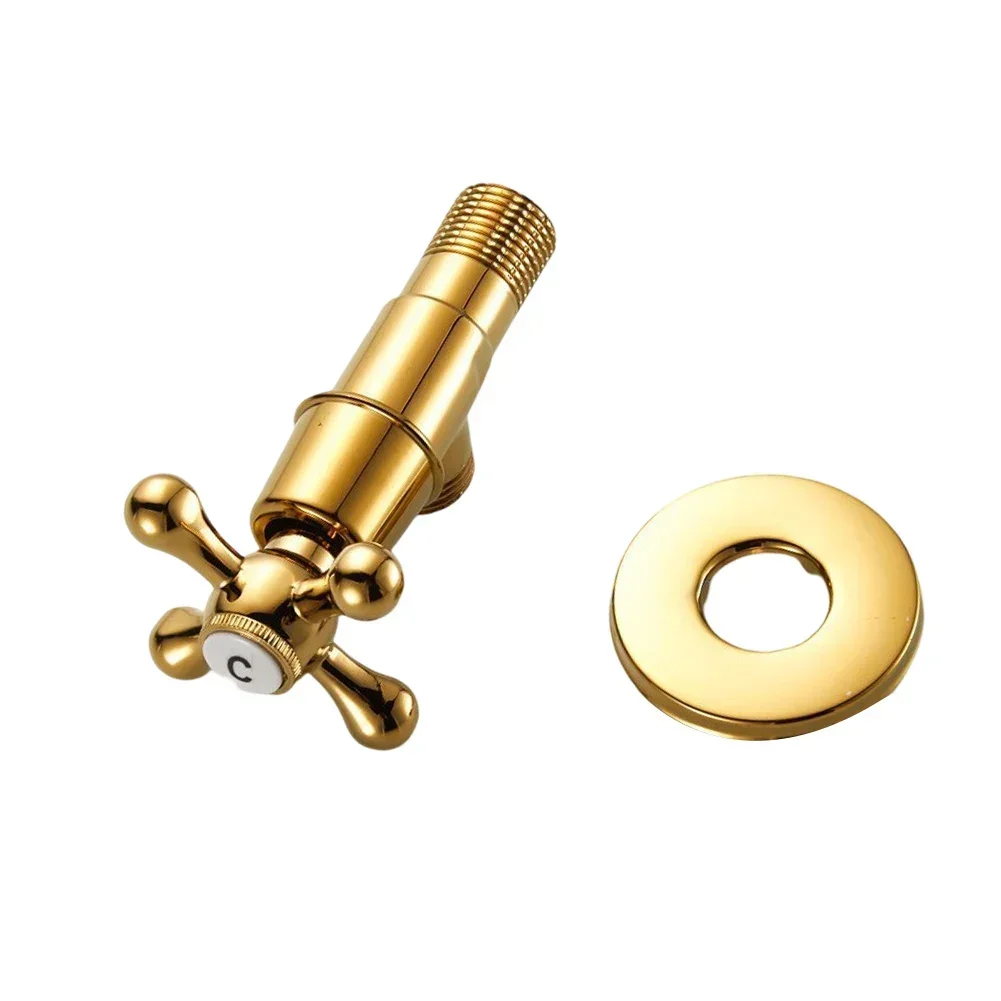 1pc Gold Color Brass 1 Pcs Brass Angle Valve 1/2" Toilet Water Stop Valve Hot Cold Water Check Valve Toilet Valve Plumbing
1pc Gold Color Brass 1 Pcs Brass Angle Valve 1/2" Toilet Water Stop Valve Hot Cold Water Check Valve Toilet Valve Plumbing