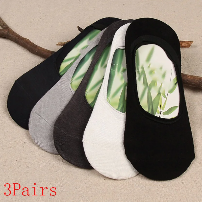 3 Pairs/Lot Men's Summer Bamboo Breathable Invisible Socks Low Cut Casual Cotton Boat Non-Slip No Show High Quality Sock
3 Pairs/Lot Men's Summer Bamboo Breathable Invisible Socks Low Cut Casual Cotton Boat Non-Slip No Show High Quality Sock