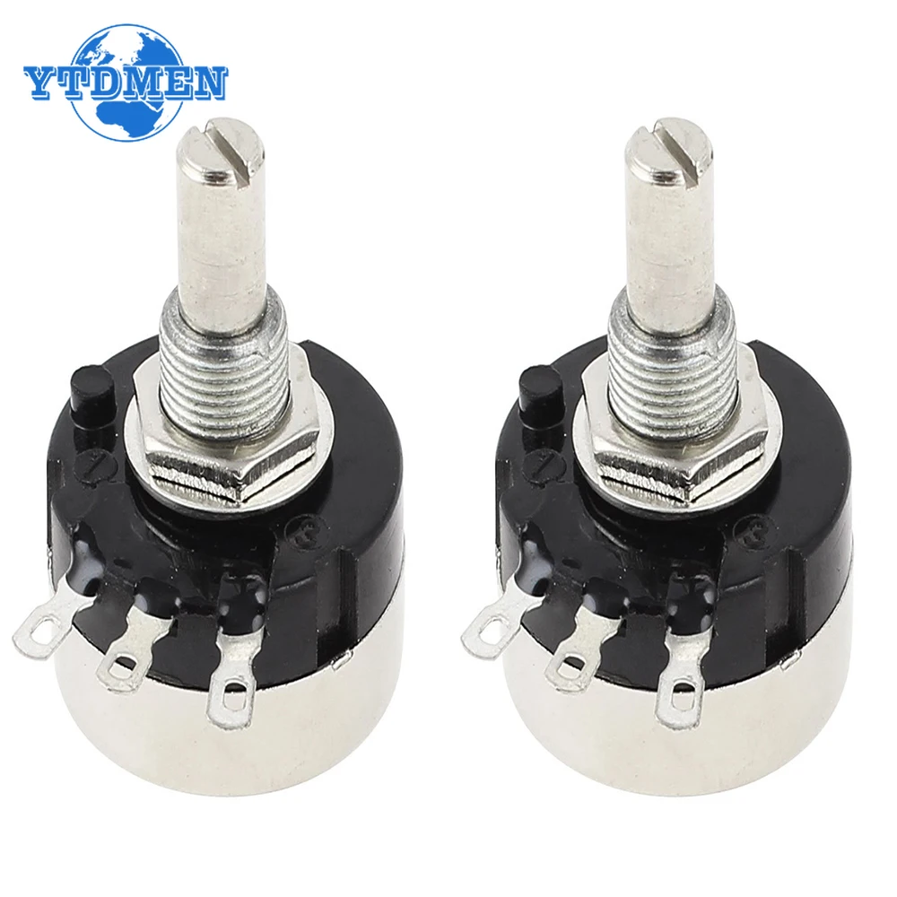 2PCS RV24YN20S Potentiometer 100-1M Ohm B502 Screw Thread Single Turn Rotating Type Carbon Film Resistors Potentiometers Kit
2PCS RV24YN20S Potentiometer 100-1M Ohm B502 Screw Thread Single Turn Rotating Type Carbon Film Resistors Potentiometers Kit
