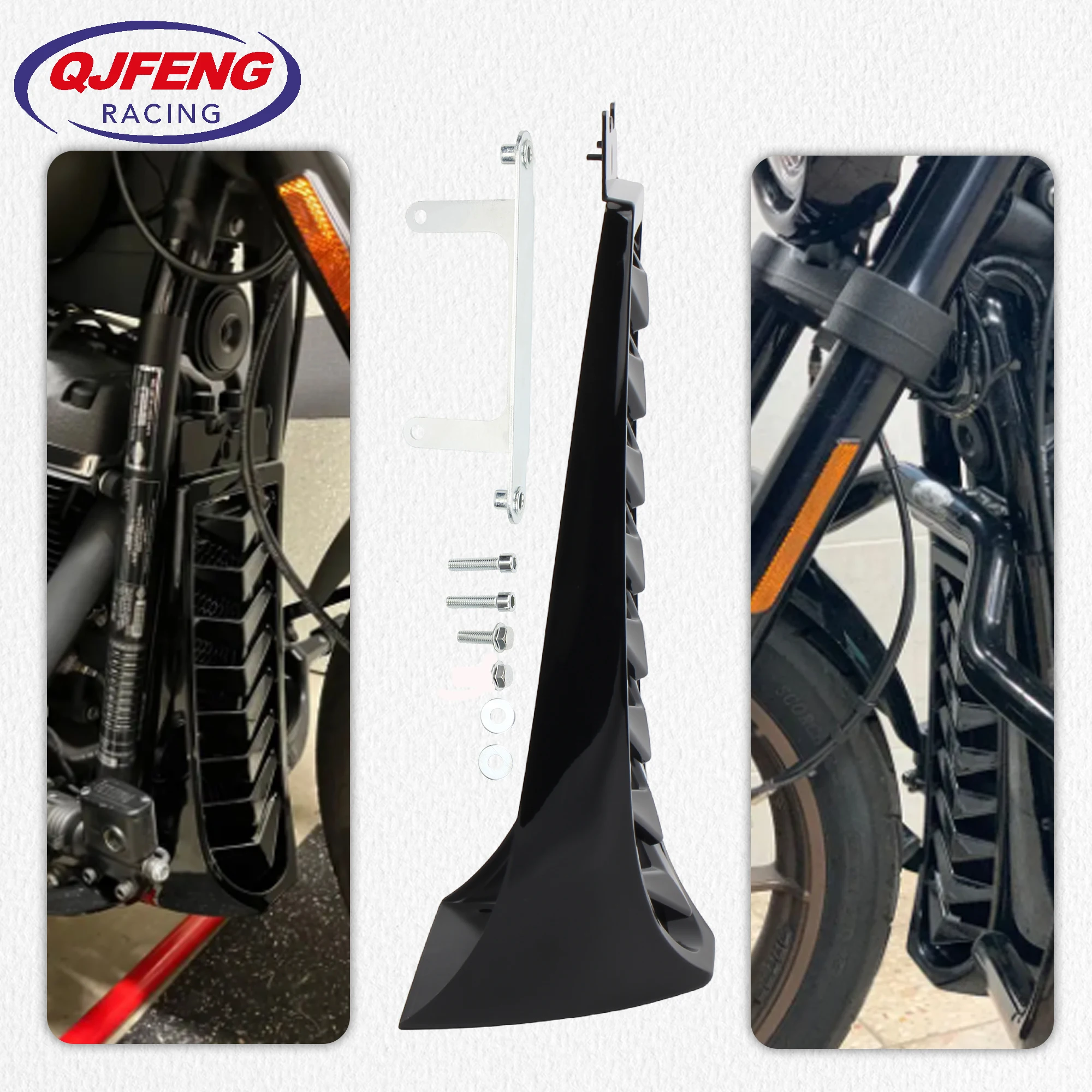 Motocross Front Lower Radiator Cover Chin Fairing Spoiler For Harley Softail Street Bob Breakout 2018-2022 Moto Parts Enduro 
Motocross Front Lower Radiator Cover Chin Fairing Spoiler For Harley Softail Street Bob Breakout 2018-2022 Moto Parts Enduro