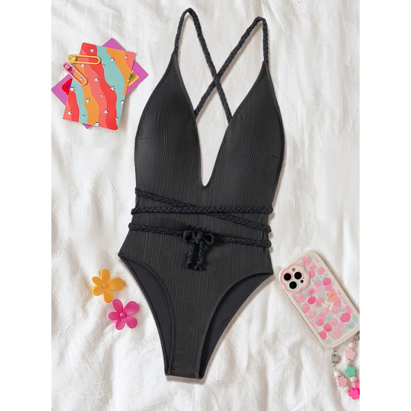 New One-Piece Bikini Strap DeepVBackless Women's Sexy Beachwear Premium Hot Sale Swimsuit Swimwear
New One-Piece Bikini Strap DeepVBackless Women's Sexy Beachwear Premium Hot Sale Swimsuit Swimwear