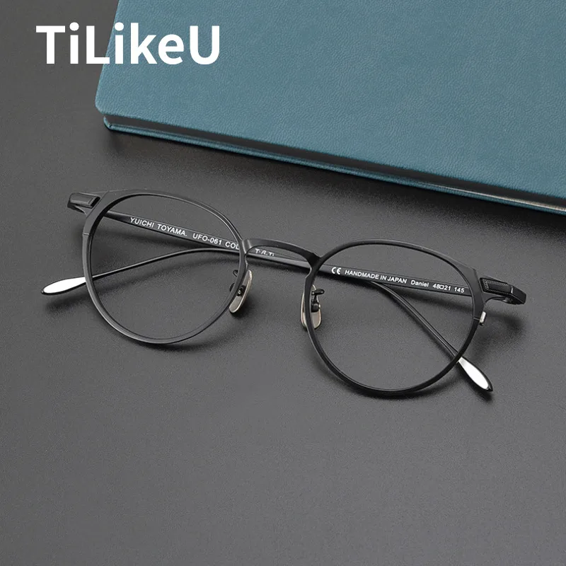 Round Pure Titanium Eyeglasses Frames Ultra Light Japanese Designer Brand Eyewear Retro Circle Glasses Men Women Eyeglass Frames
Round Pure Titanium Eyeglasses Frames Ultra Light Japanese Designer Brand Eyewear Retro Circle Glasses Men Women Eyeglass Frames