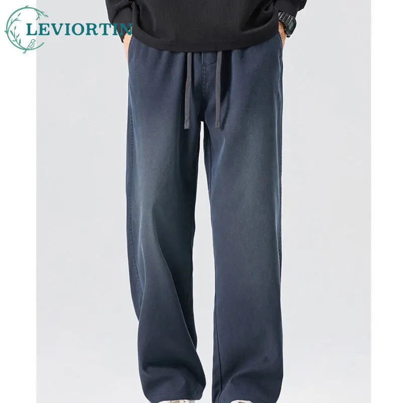 Autumn and Winter Men's American Trendy Brand Versatile Loose Japanese High Street Drawstring Straight Leg Casual Wide Leg Pants
Autumn and Winter Men's American Trendy Brand Versatile Loose Japanese High Street Drawstring Straight Leg Casual Wide Leg Pants