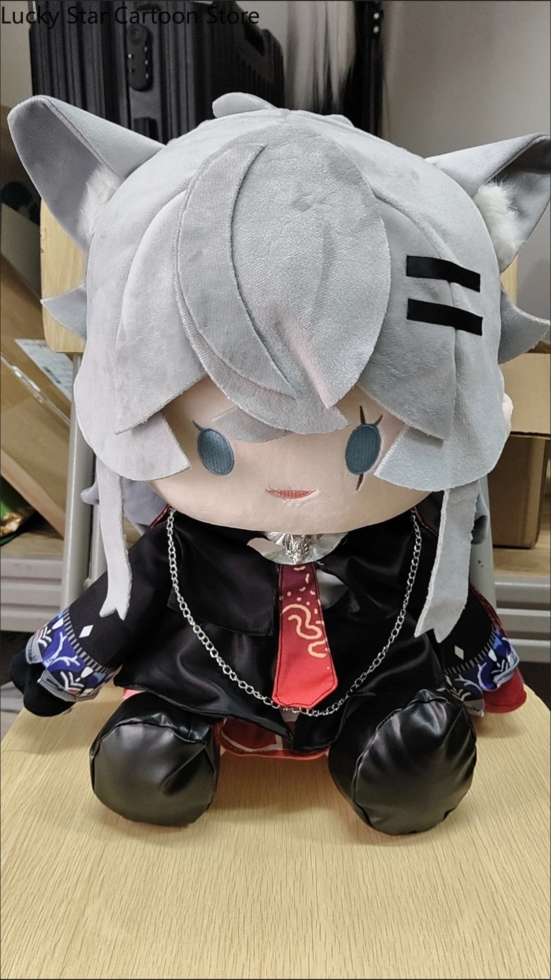 Game Arknights Lappland Sitting Posture Cartoon Figure Idol with Clothes Anime Homemade Cosplay Plush Pillow Mascot Gift
Game Arknights Lappland Sitting Posture Cartoon Figure Idol with Clothes Anime Homemade Cosplay Plush Pillow Mascot Gift