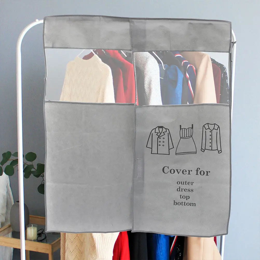 2Pcs Clothes Rack Cover Set Elegant Modern Dust Proof Clothing Protector for Floor Garment Racks Home Use Wear Resistant
2Pcs Clothes Rack Cover Set Elegant Modern Dust Proof Clothing Protector for Floor Garment Racks Home Use Wear Resistant