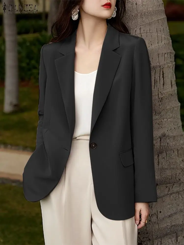 Elegant Lapel Neck Solid OL Jackets 2023 ZANZEA Autumn Vintage Blazer Women Fashion Casual Work Suits Thin Coats Green Outwear
Elegant Lapel Neck Solid OL Jackets 2023 ZANZEA Autumn Vintage Blazer Women Fashion Casual Work Suits Thin Coats Green Outwear
