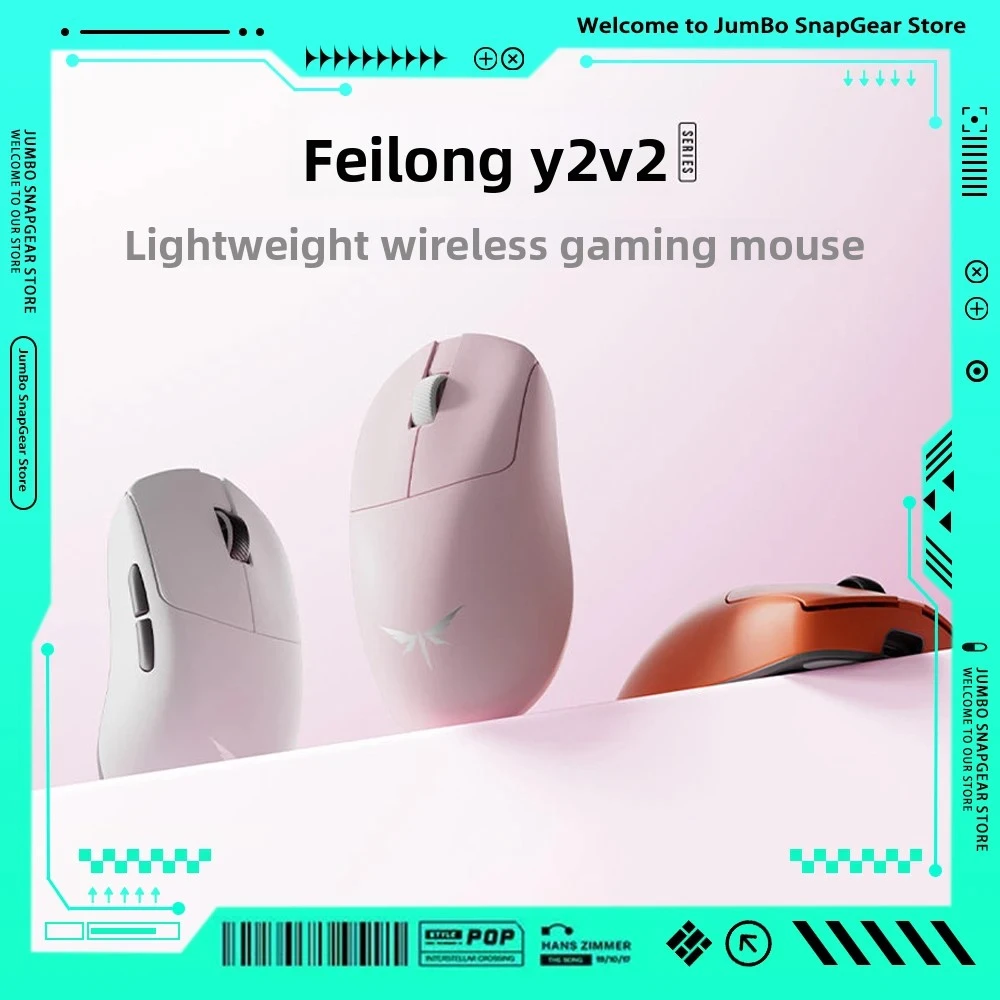 VGN Flying Dragon Y2 V2 Mice Master Edition Three-Mode Esports Game In Lightweight Wireless Mouse Ergonomics Of Small Hand Gifts
VGN Flying Dragon Y2 V2 Mice Master Edition Three-Mode Esports Game In Lightweight Wireless Mouse Ergonomics Of Small Hand Gifts