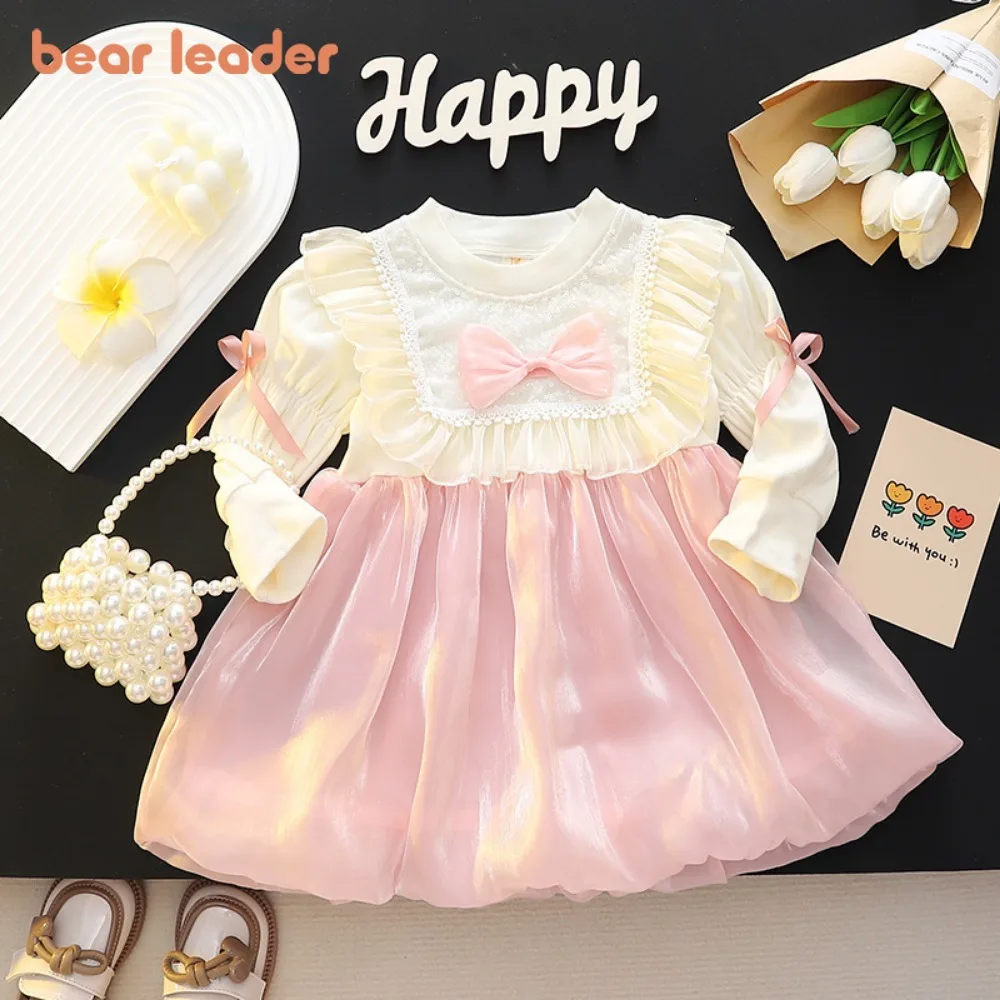 Весенне-осенняя милая одежда для малышей Bear Leader, новинка 2025 года, платья для девочек, украшение с бантом, платье принцессы с длинными рукавами и цветными блоками
Весенне-осенняя милая одежда для малышей Bear Leader, новинка 2025 года, платья для девочек, украшение с бантом, платье принцессы с длинными рукавами и цветными блоками