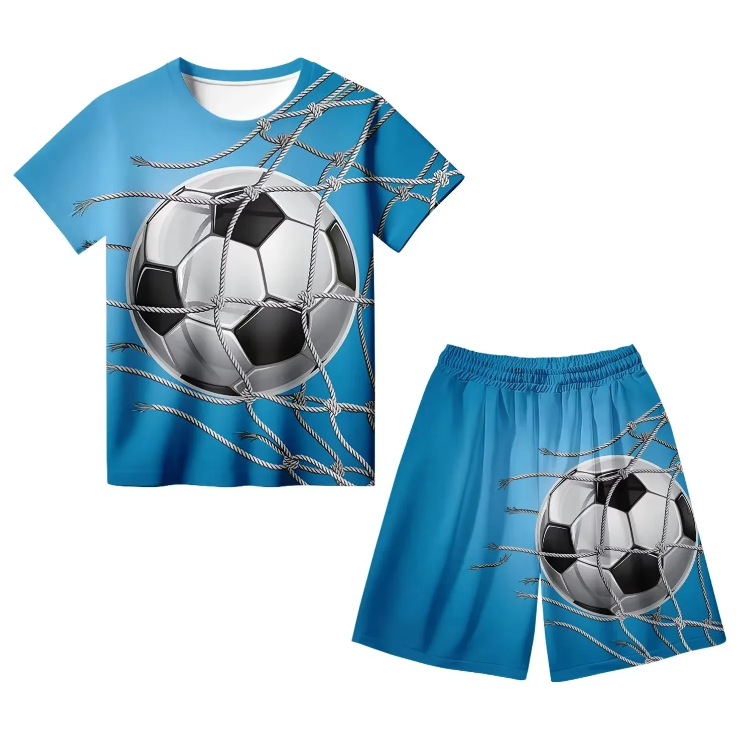 Football 3D Print Sets for Children Boy Clothes Short Sleeve Fashion Active Summer Children's Clothing Girl Clothes O-Neck Sets
Football 3D Print Sets for Children Boy Clothes Short Sleeve Fashion Active Summer Children's Clothing Girl Clothes O-Neck Sets