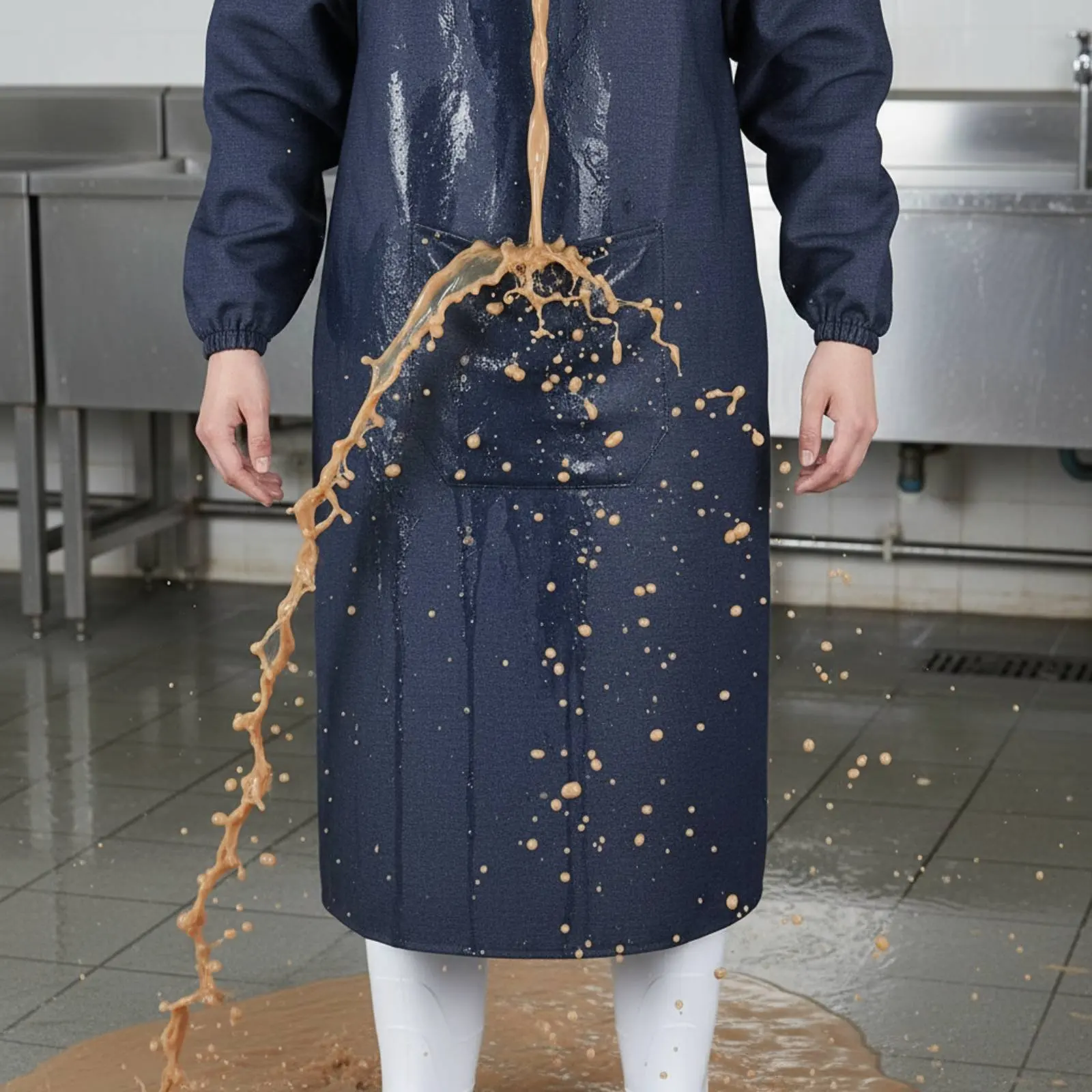 Long Sleeve Cotton Twill Apron Long-Lasting Reversible Wear Work Coat Workwear Dustproof Safety Smock Large Pocket
Long Sleeve Cotton Twill Apron Long-Lasting Reversible Wear Work Coat Workwear Dustproof Safety Smock Large Pocket