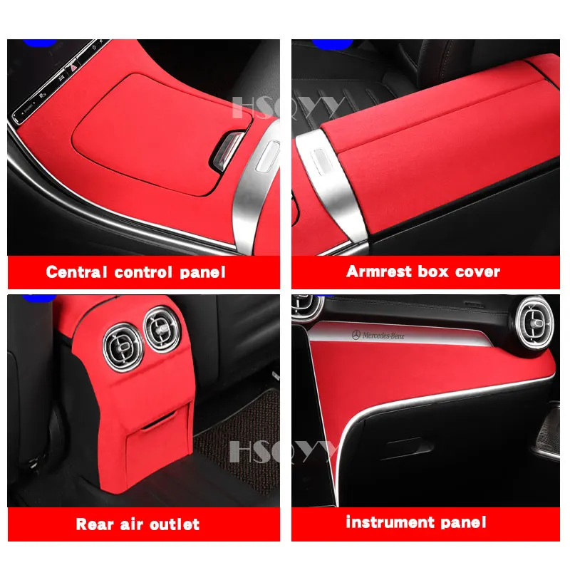 Center Console Suede Style Panel Cover Trim Frame Interior Decoration Modification For Mercedes Benz C Class W206 C260 C300 2022
Center Console Suede Style Panel Cover Trim Frame Interior Decoration Modification For Mercedes Benz C Class W206 C260 C300 2022