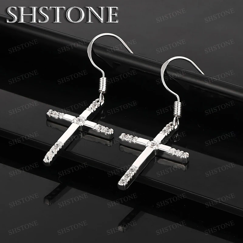 925 Sterling Silver Earrings For Women Fashion Party Engagement Wedding Birthday Jewelry Accessories Drop Earring Elegant
925 Sterling Silver Earrings For Women Fashion Party Engagement Wedding Birthday Jewelry Accessories Drop Earring Elegant