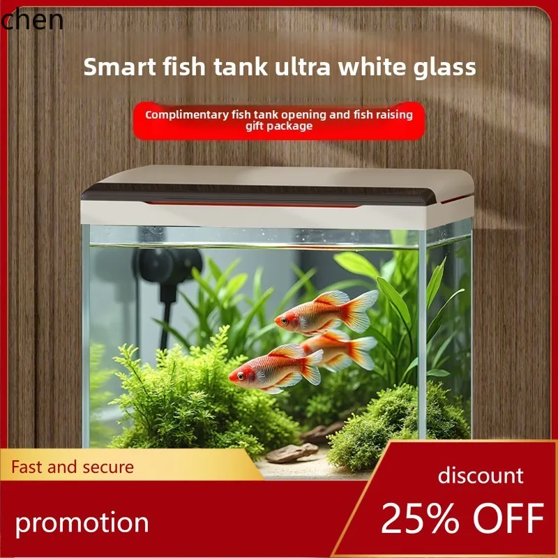 CZ Fish Tank Small Living Room Ultra Clear Glass Desktop Creative Ecological Landscaping No Water Change Needed Intelligent
CZ Fish Tank Small Living Room Ultra Clear Glass Desktop Creative Ecological Landscaping No Water Change Needed Intelligent