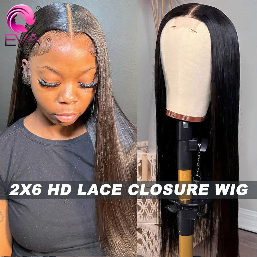 Eva Hair 2x6 HD Lace Closure Wig Straight HD Lace Human Hair Wigs Pre Plucked Bleached Glueless Wigs Ready To Wear Wig For Women
Eva Hair 2x6 HD Lace Closure Wig Straight HD Lace Human Hair Wigs Pre Plucked Bleached Glueless Wigs Ready To Wear Wig For Women