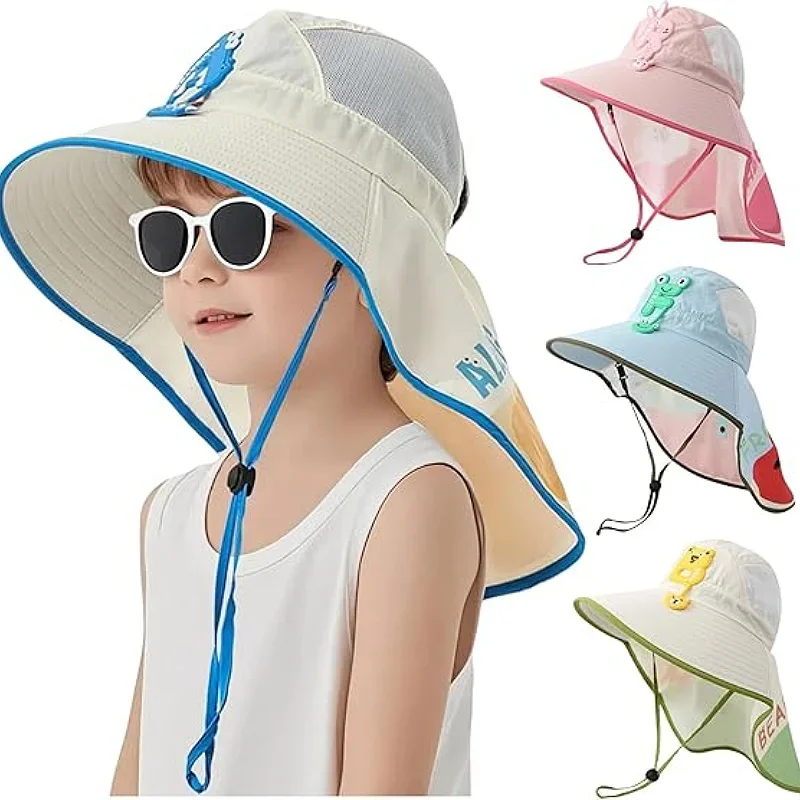 Kids Sun Hat Summer UV Protection Shawl Hats 3-12 Year Foldable Breathable Fisherman Cap Quick Drying Adjustable Beach Hat
Kids Sun Hat Summer UV Protection Shawl Hats 3-12 Year Foldable Breathable Fisherman Cap Quick Drying Adjustable Beach Hat