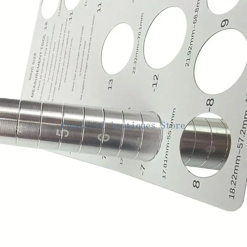 U4LF 5pcs Кольцо измерение картонного размера пальцев. 
U4LF 5pcs Кольцо измерение картонного размера пальцев.