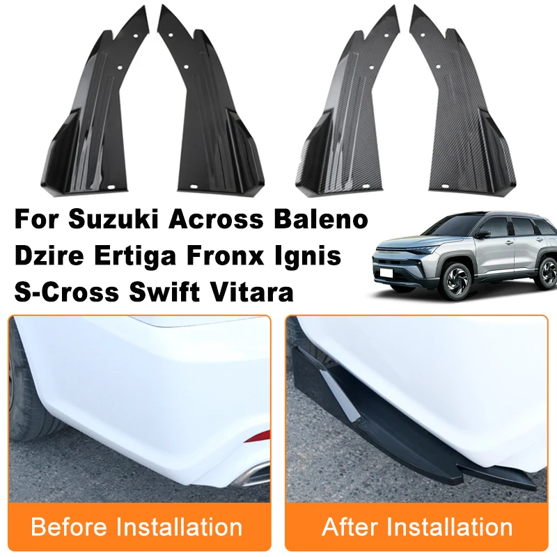 Car Rear Bumper Spoiler Lip Diffuser Side Skirt Splitter Wrap Angle Anti-Crash For Suzuki Across Baleno Dzire Ertiga Fronx Ignis
Car Rear Bumper Spoiler Lip Diffuser Side Skirt Splitter Wrap Angle Anti-Crash For Suzuki Across Baleno Dzire Ertiga Fronx Ignis