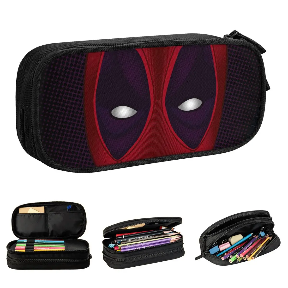 Deadpool Comic Cartoon Pencil Cases Pencil Pouch Pen Holder for Girl Boy Big Capacity Pencil Bags Office Gift Stationery
Deadpool Comic Cartoon Pencil Cases Pencil Pouch Pen Holder for Girl Boy Big Capacity Pencil Bags Office Gift Stationery
