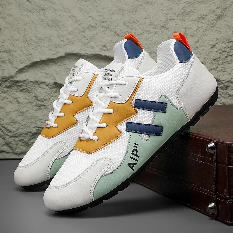 Mens Shoes 2026 New Casual Flats Man's Spring Driving Flats Breathable Sport Fashion Sneakers Lightweight Loafers for Male
Mens Shoes 2026 New Casual Flats Man's Spring Driving Flats Breathable Sport Fashion Sneakers Lightweight Loafers for Male