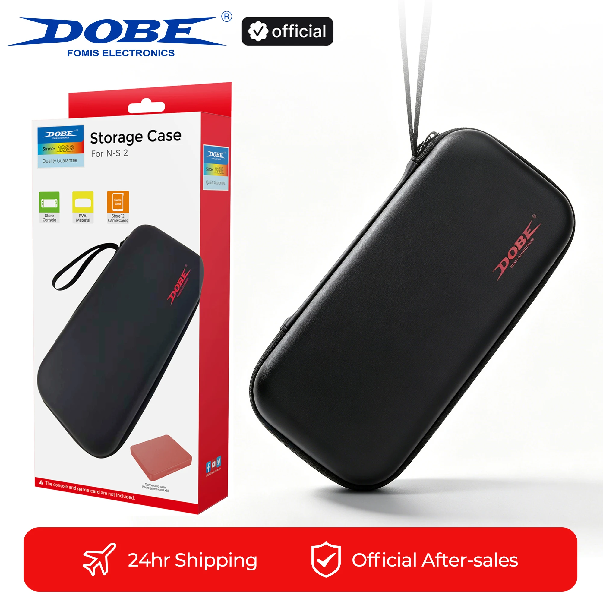 DOBE Carrying Case for Switch 2 - Slim Hard Shell Pouch Travel Game Bag, Portable Protective Storage Case, 12 Game Card Slot
DOBE Carrying Case for Switch 2 - Slim Hard Shell Pouch Travel Game Bag, Portable Protective Storage Case, 12 Game Card Slot