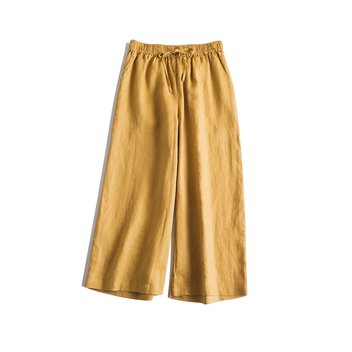 Dave&di Linen Straight Leg Nine Point Elastic Waist Drawstring Simple Artistic Commuting Wide Leg Casual Pants
Dave&di Linen Straight Leg Nine Point Elastic Waist Drawstring Simple Artistic Commuting Wide Leg Casual Pants
