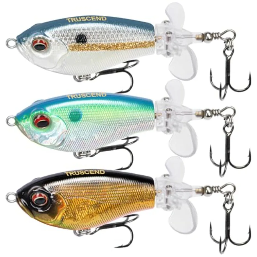Popobait Easy Catch Fishing Lures with BKK Hooks, Instant Startup, Longer Cast, Balanced Spray/Sound/Swim, Plopper Topwater Lur
Popobait Easy Catch Fishing Lures with BKK Hooks, Instant Startup, Longer Cast, Balanced Spray/Sound/Swim, Plopper Topwater Lur