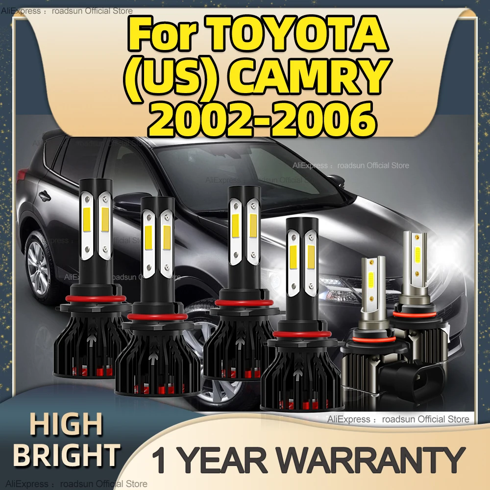 2/6Pcs LED Canbus Headlight High Power 180W HB3 HB4 Turbo Lamp 6000K Fog Light For TOYOTA (US) CAMRY 2002 2003 2004 2005 2006
2/6Pcs LED Canbus Headlight High Power 180W HB3 HB4 Turbo Lamp 6000K Fog Light For TOYOTA (US) CAMRY 2002 2003 2004 2005 2006
