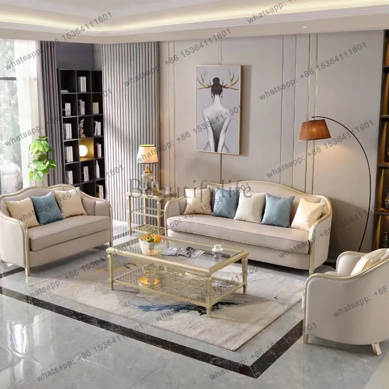 The first layer of cowhide light luxury neoclassical living room large villa reception sofa
The first layer of cowhide light luxury neoclassical living room large villa reception sofa